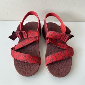 Chaco Confluence Sandal Grenadine Orange Red Burgundy 11